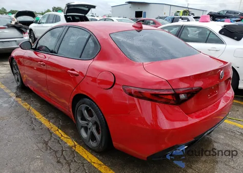 2018 Alfa Romeo Giulia Rwd from USA, damaged, VIN ZARFAEBN4J7567498